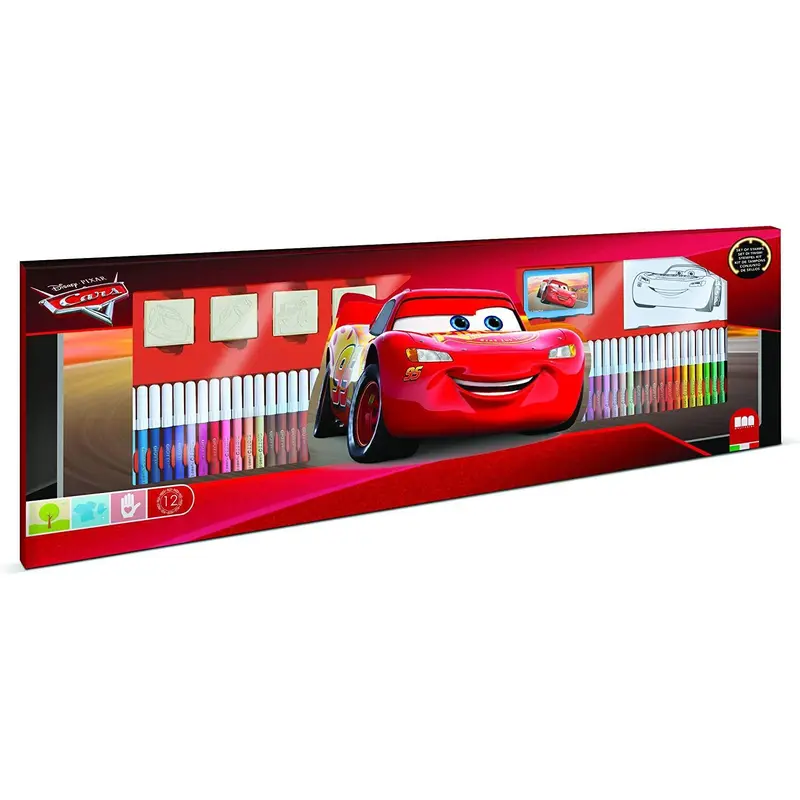 Cars 60 Markers Art Playset