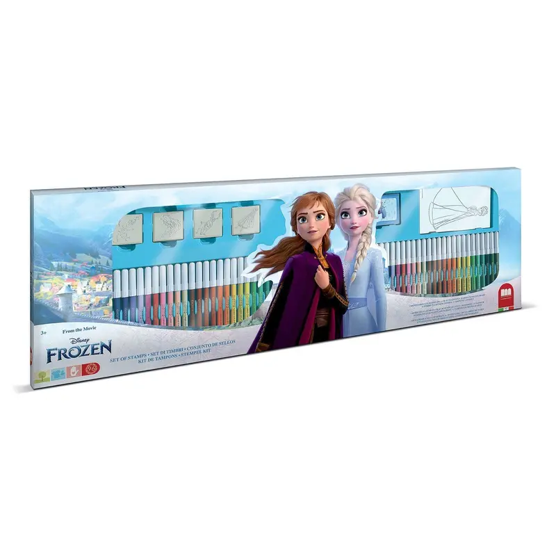 Disney Frozen 60 Markers Art Playset