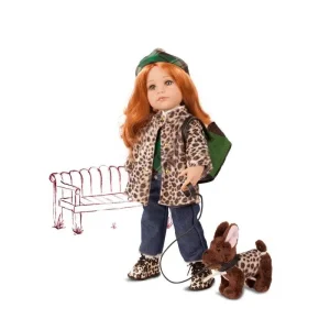 GOTZ Dolls Hannah and Her Dog 50cm Doll