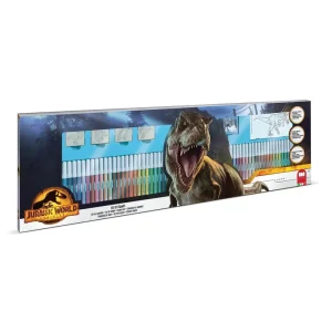 Jurassic World 60 Markers Art Playset