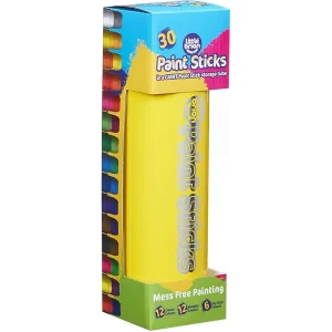 Little Brian Paint Sticks Giant Storage Tube - Includes 30 Paint Sticks