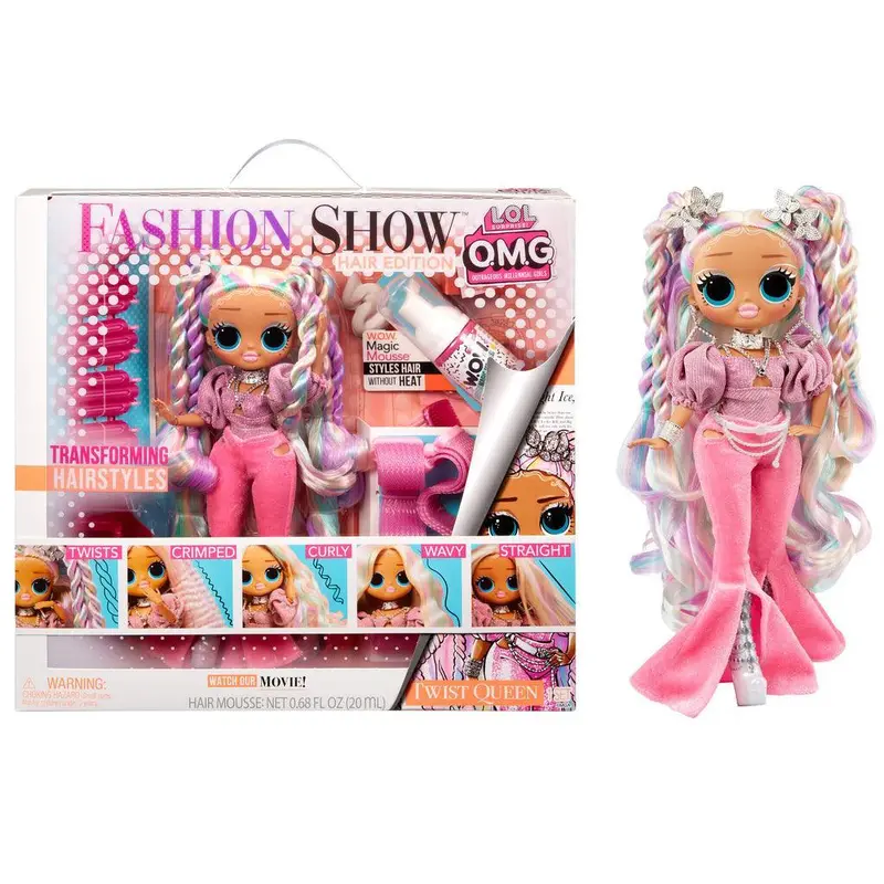LOL Surprise! OMG Fashion Show Hair Edition Twist Queen Fashion Doll