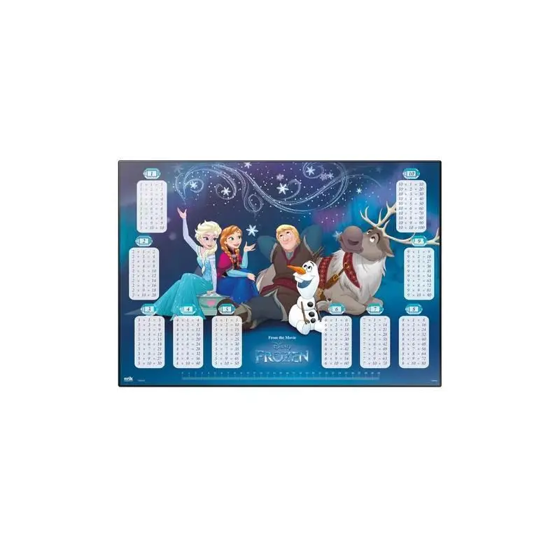 Official Frozen Multiplication Table Desk Mat
