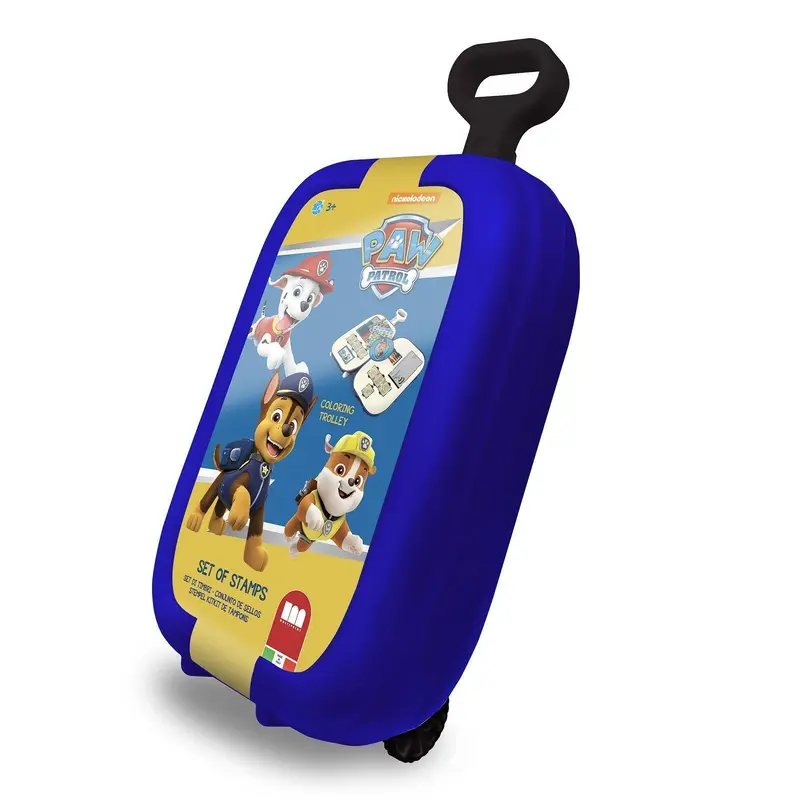 PAW Patrol Artists Colouring & Stamps Trolley (red-blue)