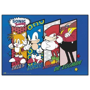 SONIC The Hedgehog School Desk Mat