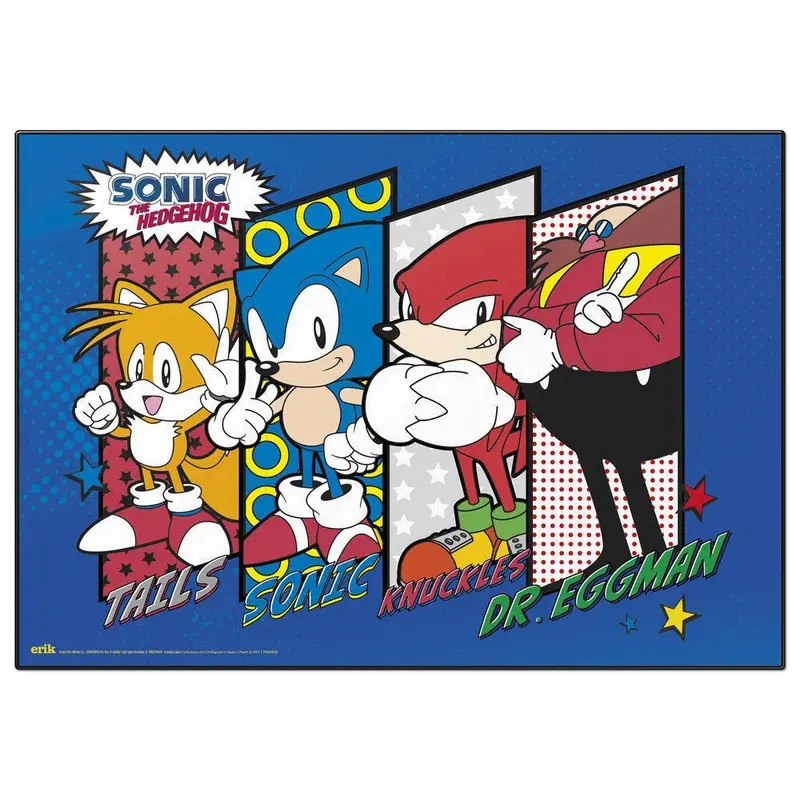SONIC The Hedgehog School Desk Mat