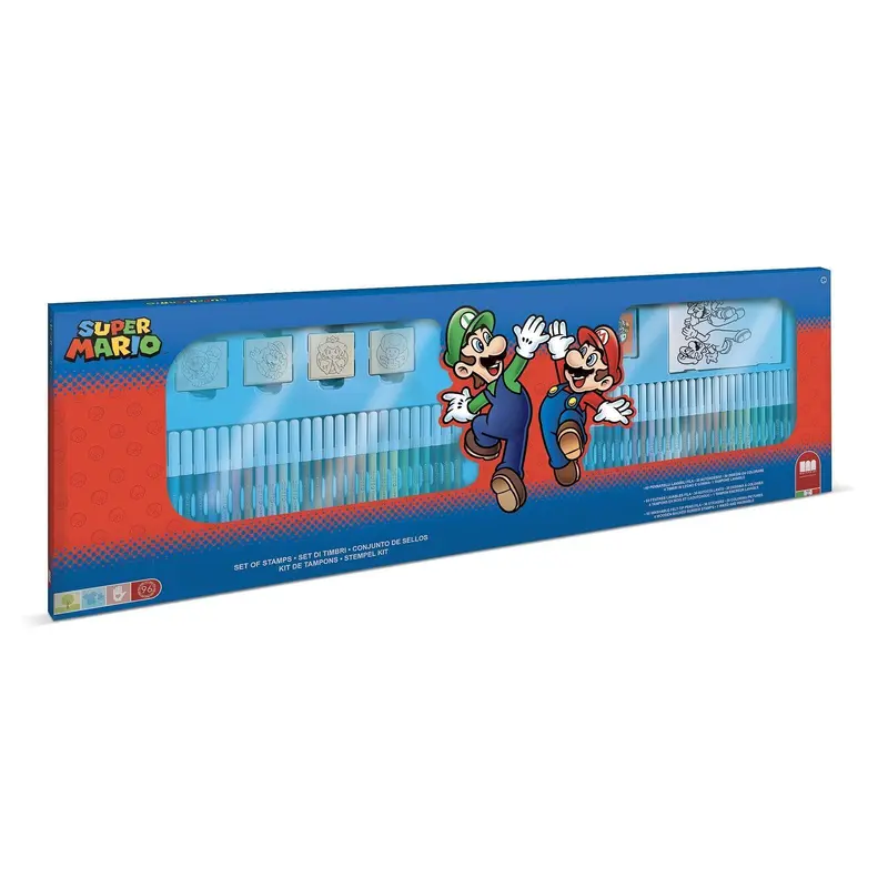 Super Mario 60 Markers Art Playset
