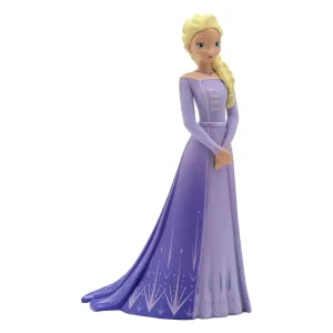 Bullyland Disney Frozen 2 Elsa Figure In Purple Dress 13510