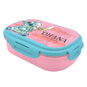 Disney Stitch Lunch Box and Cutlery Set