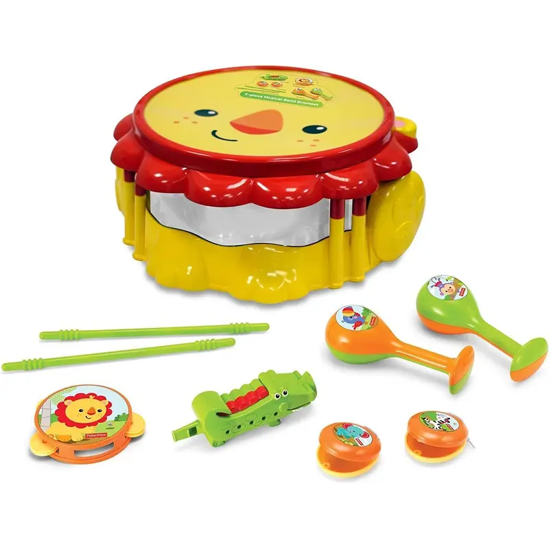 Fisher-Price Lion Musical Band Drum Set