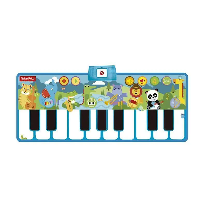 Fisher-Price Rain Forest Animals Dancin Tunes Step On Keyboard
