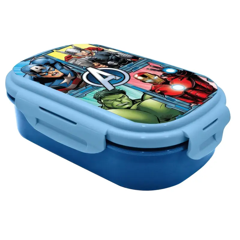 Marvel Avengers Lunch Box with Cutlery