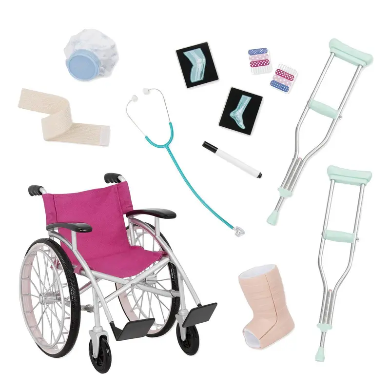 Our Generation Wheelchair and Medical Doll Accessories