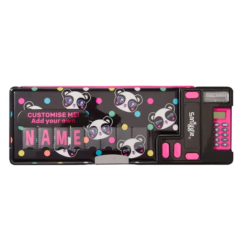 Smiggle Best Budz Pop Out Pencil Case - Black Mix