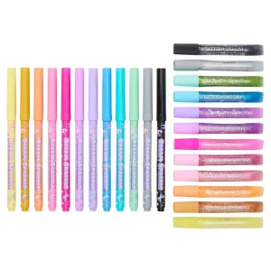 Smiggle Dream Sparkle Colour and Sparkle Scented Markers Pack