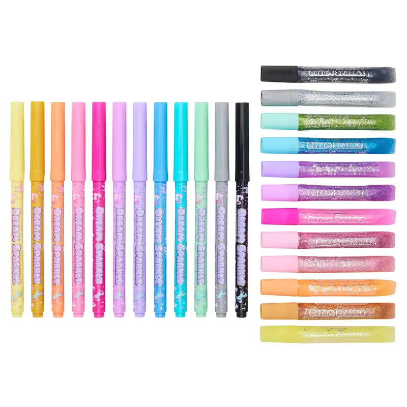 Smiggle Dream Sparkle Colour and Sparkle Scented Markers Pack
