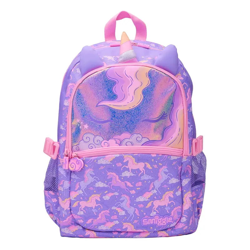 Smiggle Eclipse Classic Attach Backpack - Lilac
