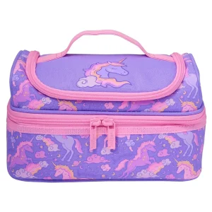 Smiggle Eclipse Double Decker Lunchbox- Lilac
