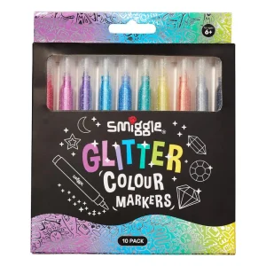 Smiggle Glitter Marker Pack X10