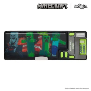Smiggle Minecraft Pop Out Pencil Case - Black