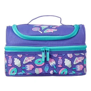 Smiggle Neat Double Decker Lunchbox - Purple