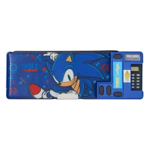Smiggle SonicPop Out Pencil Case - Cobalt Blue