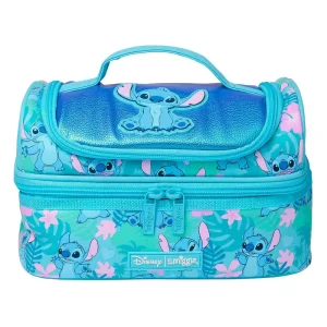 Smiggle Stitch Double Decker Lunchbox - Turquoise