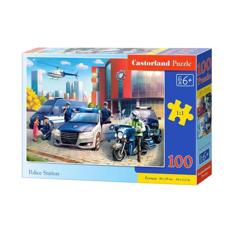 Castorland 100 Piece Jigsaw Puzzle - Police Station