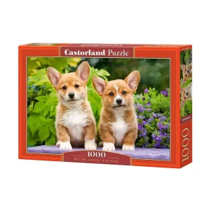 Castorland 1000 Piece Jigsaw Puzzle - Welsh Corgi Puppies