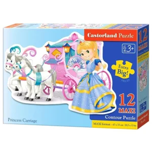 Castorland 12 Big Pieces Jigsaw Puzzle - Princess Carriage