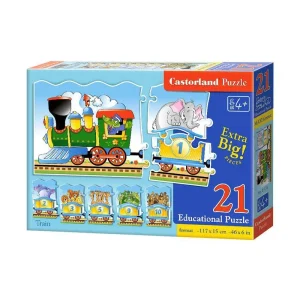 Castorland 21 Big Pieces Educational Jigsaw Puzzle - Train