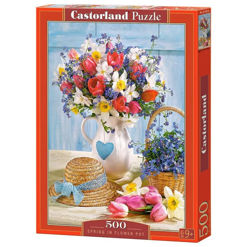 Castorland 500 Piece Jigsaw Puzzle - Spring In Flower Pot