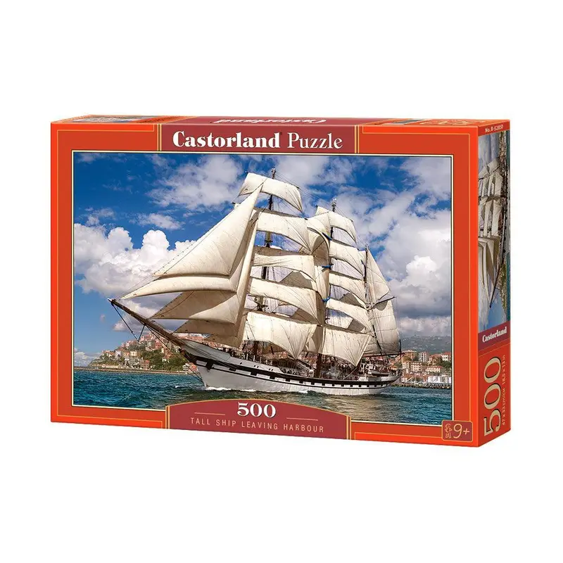 Castorland 500 Piece Jigsaw Puzzle - Tall Ship Leaving Harbour