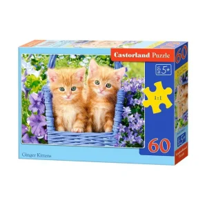 Castorland 60 Piece Jigsaw Puzzle - Ginger Kittens
