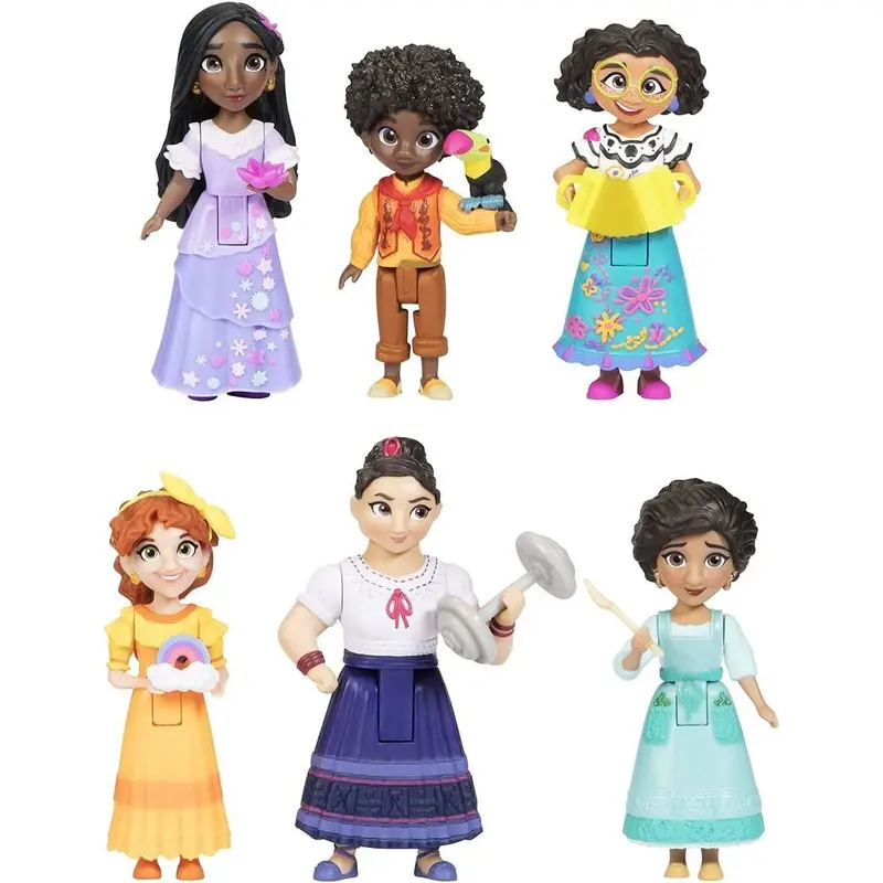 Disney Encanto Doll Figures, The Madrigal Family 6-pack Set