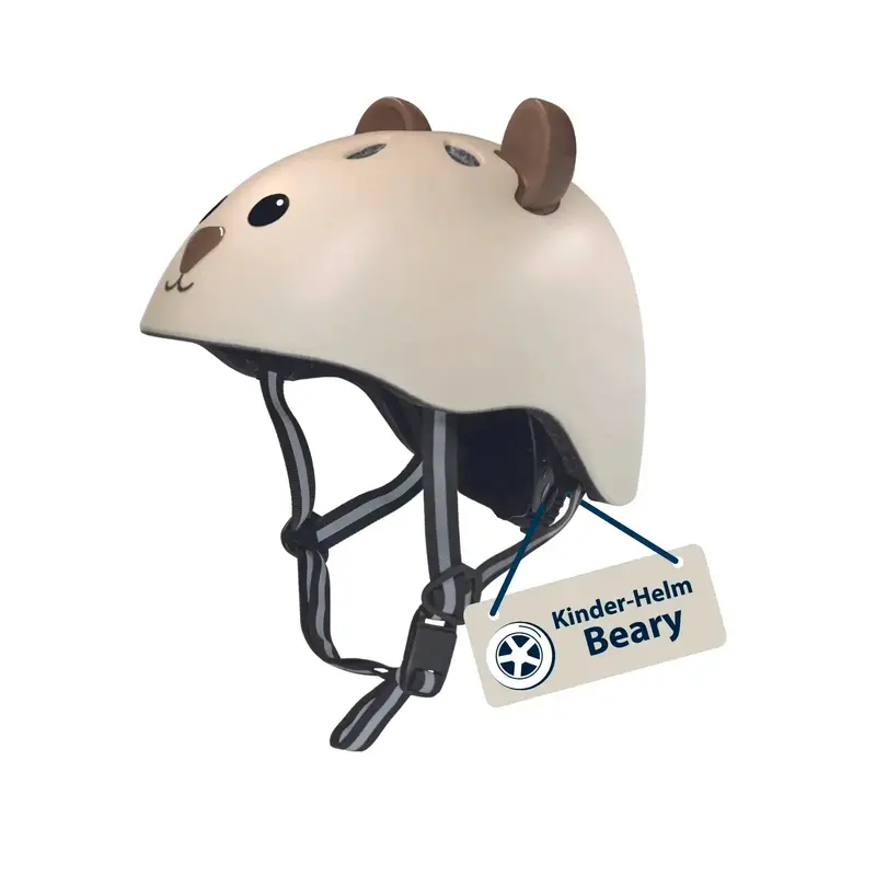 Hudora Children's Helmet Beary, Mocha, Size 4852