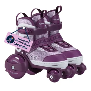 Hudora My First Quad Roller Skates, Lavender, Size 30-33