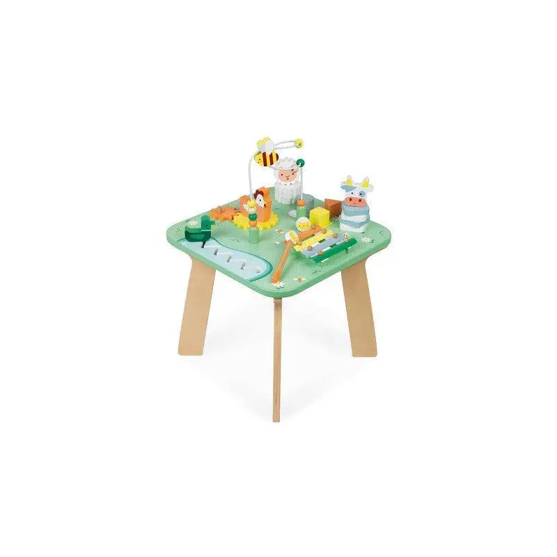 Janod Pretty Meadow Wooden Activity Table