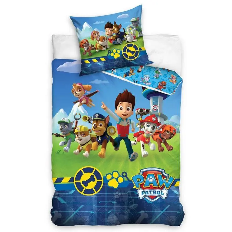 PAW Patrol Microfibre Duvet Cover Bed 90cm