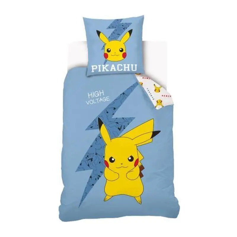 Pokmon Pikachu Premium Cotton Duvet Cover Bed 90cm