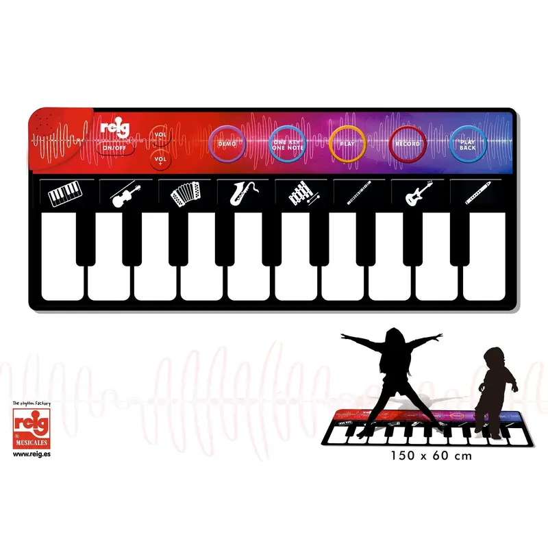 Reig Musical Piano Dance Playmat