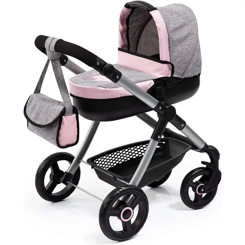 Bayer Design Doll's Pram Style with Attachable Doll Bag