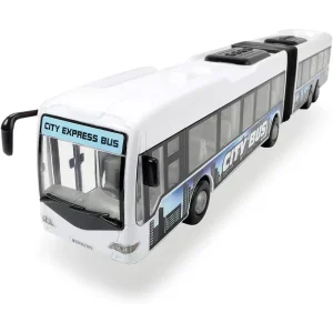 Dickie Toys Express Bendy Bus White