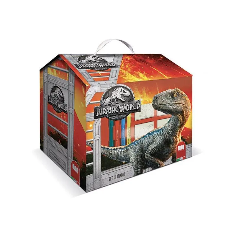 Jurassic World Colouring and Stamp Set