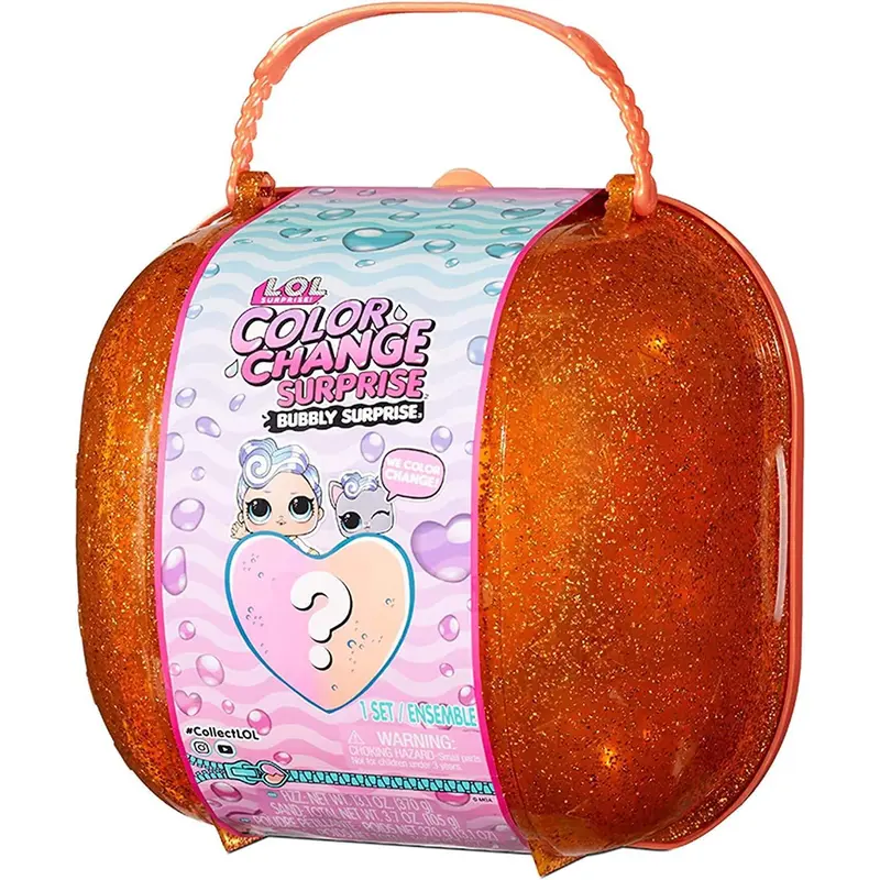 LOL Surprise! Color Change Bubbly Surprise Orange with Exclusive Doll & Pet