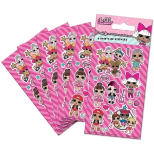 LOL Surprise! Stickers 6 Sheets