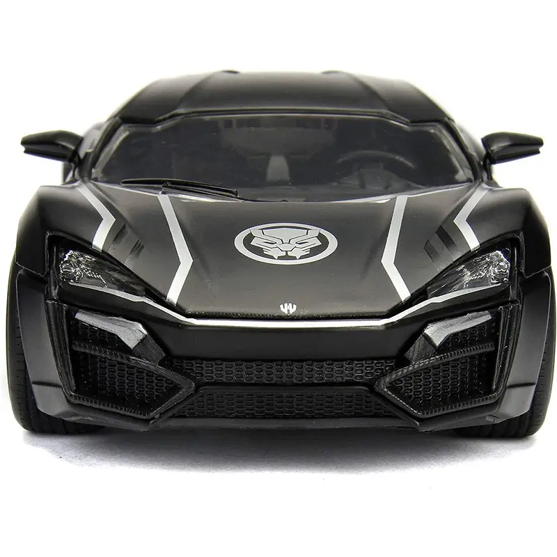 Marvel Black Panther & Lykan Hypersport Diecast Metal Car