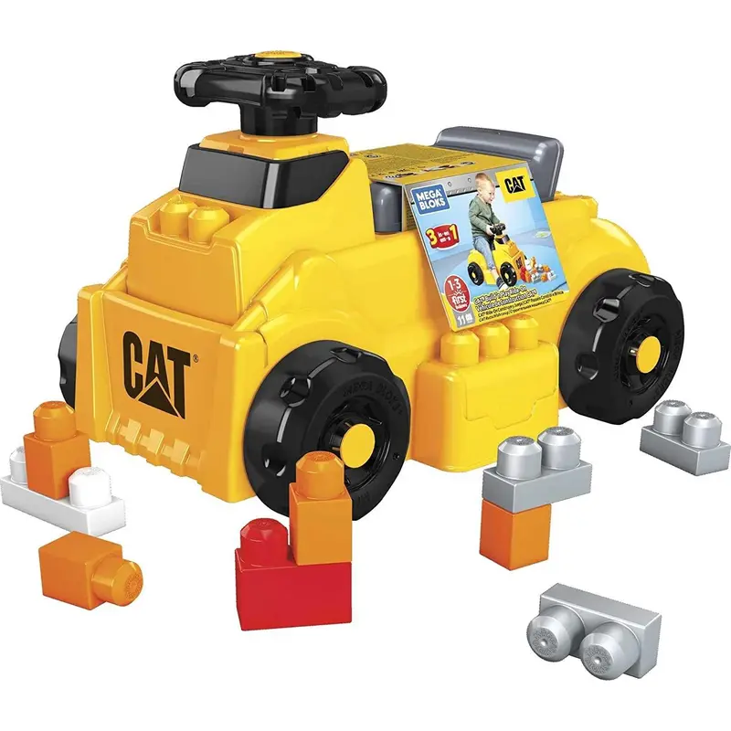 Mega Bloks CAT Build 'n Play Ride-on Car with Blocks