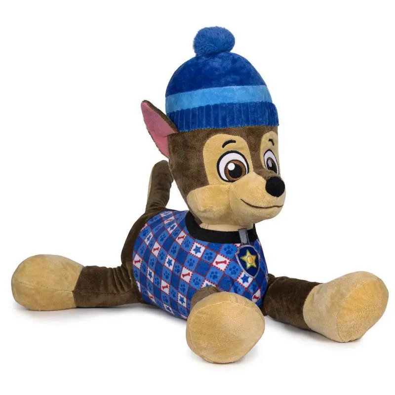 PAW Patrol Chase Lying Down Winter Plush Toy 50cm
