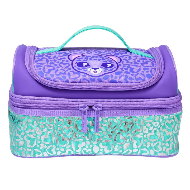 Smiggle Best Budz Double Decker Lunchbox - Lilac